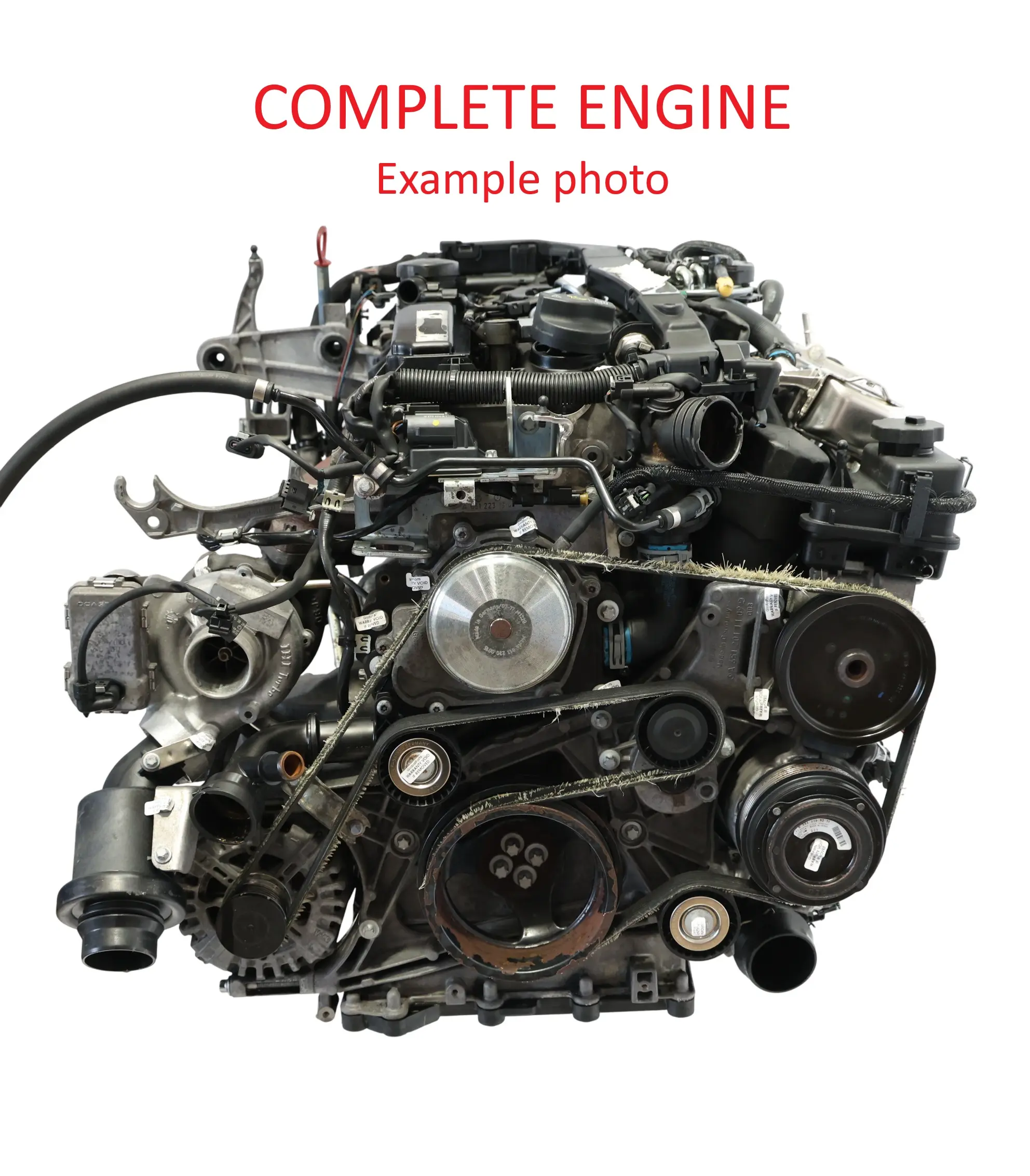 Mercedes W212 E200 CDI Motor Desnudo 651.925, 651925 136HP 159 000 km, GARANTÍA