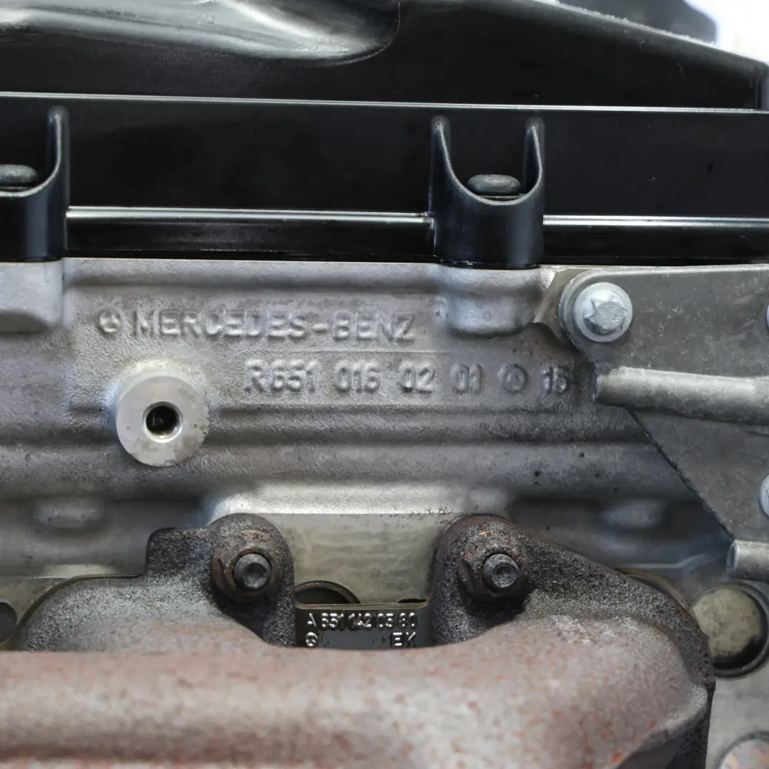 Mercedes W212 E200 CDI Silnik Kompletny 651.925 651925 136KM - SKU A6510102543-1 - Numer Części A6510102543