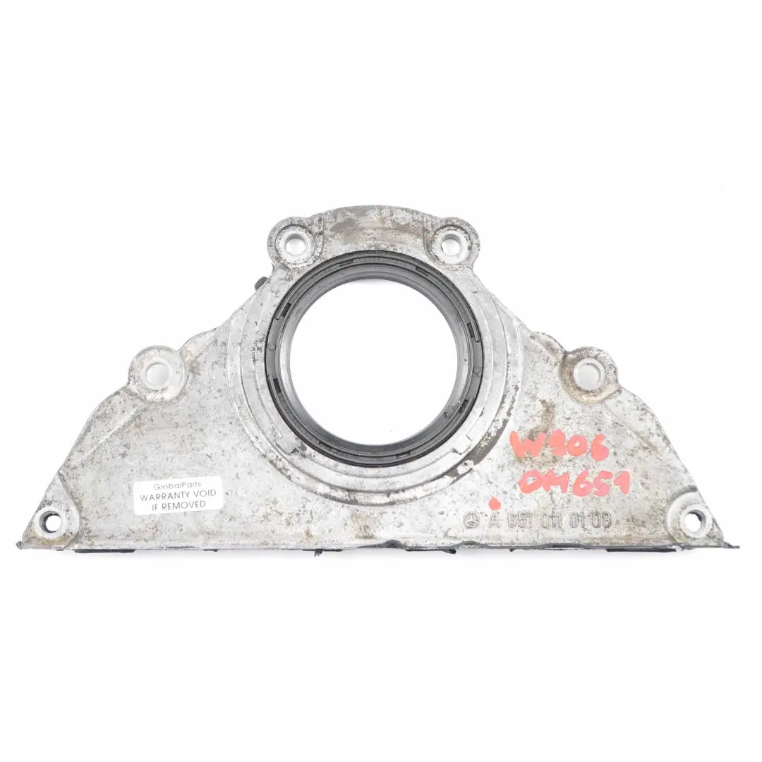 Crank Cover Mercedes W204 W639 W906 OM651 Engine Timing Case Bottom to with Part number A6510110108 Crank Cover Mercedes W204 W639 W906 OM651 Engine Timing Case Bottom - SKU A6510110108 - Part number A6510110108