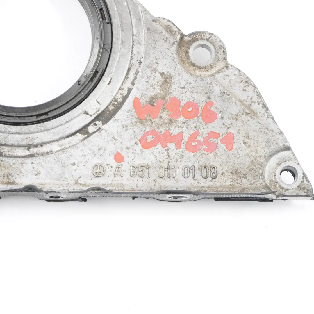  Tapa Del Cigüeñal Mercedes W204 W639 W906 OM651 Caja Motor Fondo - SKU A6510110108 - Número de pieza A6510110108