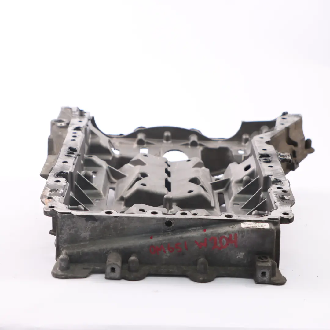 Mercedes W204 C207 W212 OM651 Engine Oil Sump Pan Upper Part - SKU A6510140200 - Part number A6510140200