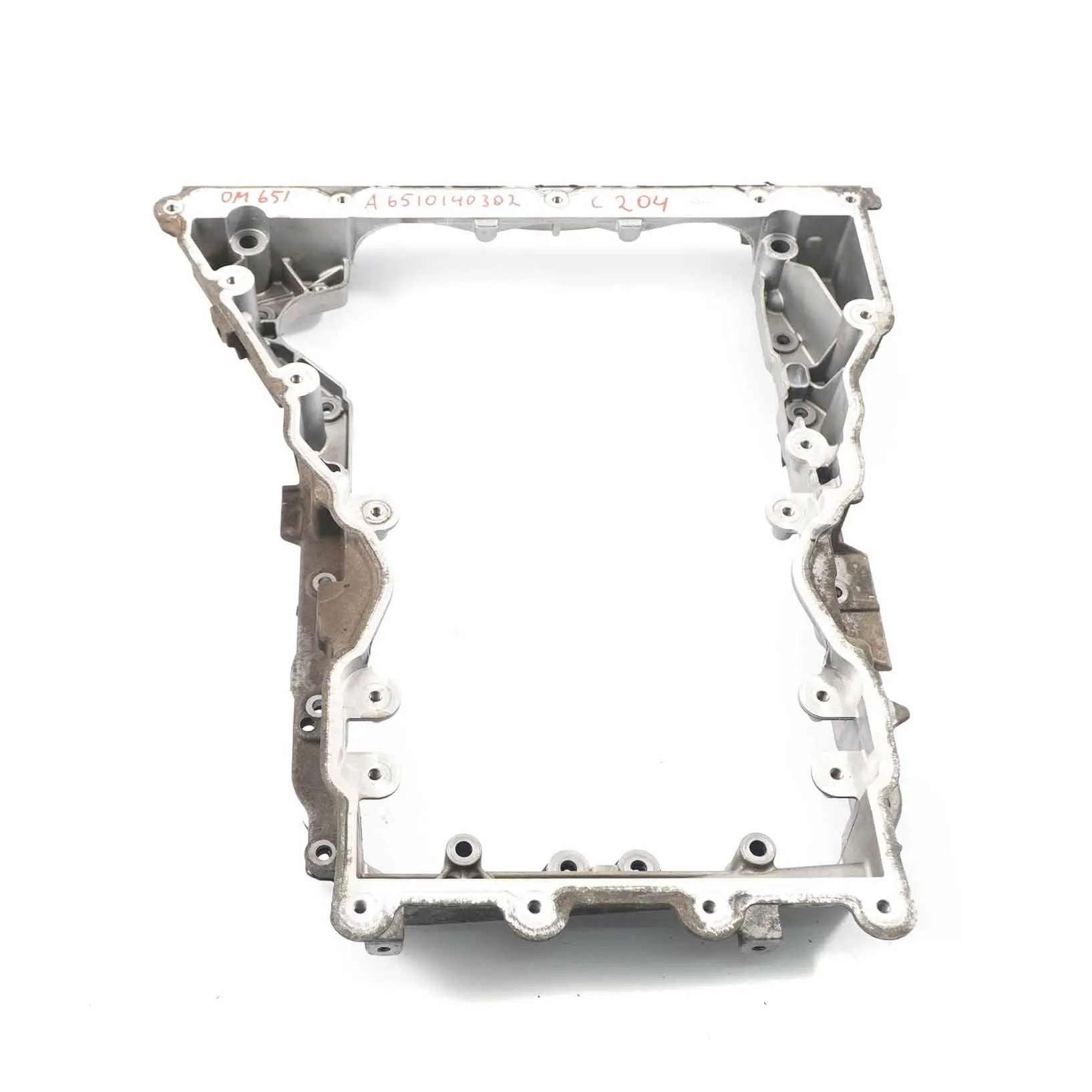 Coppa dell'olio Mercedes W204 W212 OM651 Diesel Supporto carcassa A6510140302