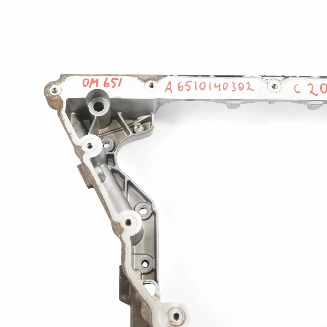 Oil Pan Mercedes W204 W212 OM651 Diesel Overcasing Support Mount to with Part number A6510140302 Oil Pan Mercedes W204 W212 OM651 Diesel Overcasing Support Mount - SKU A6510140302 - Part number A6510140302