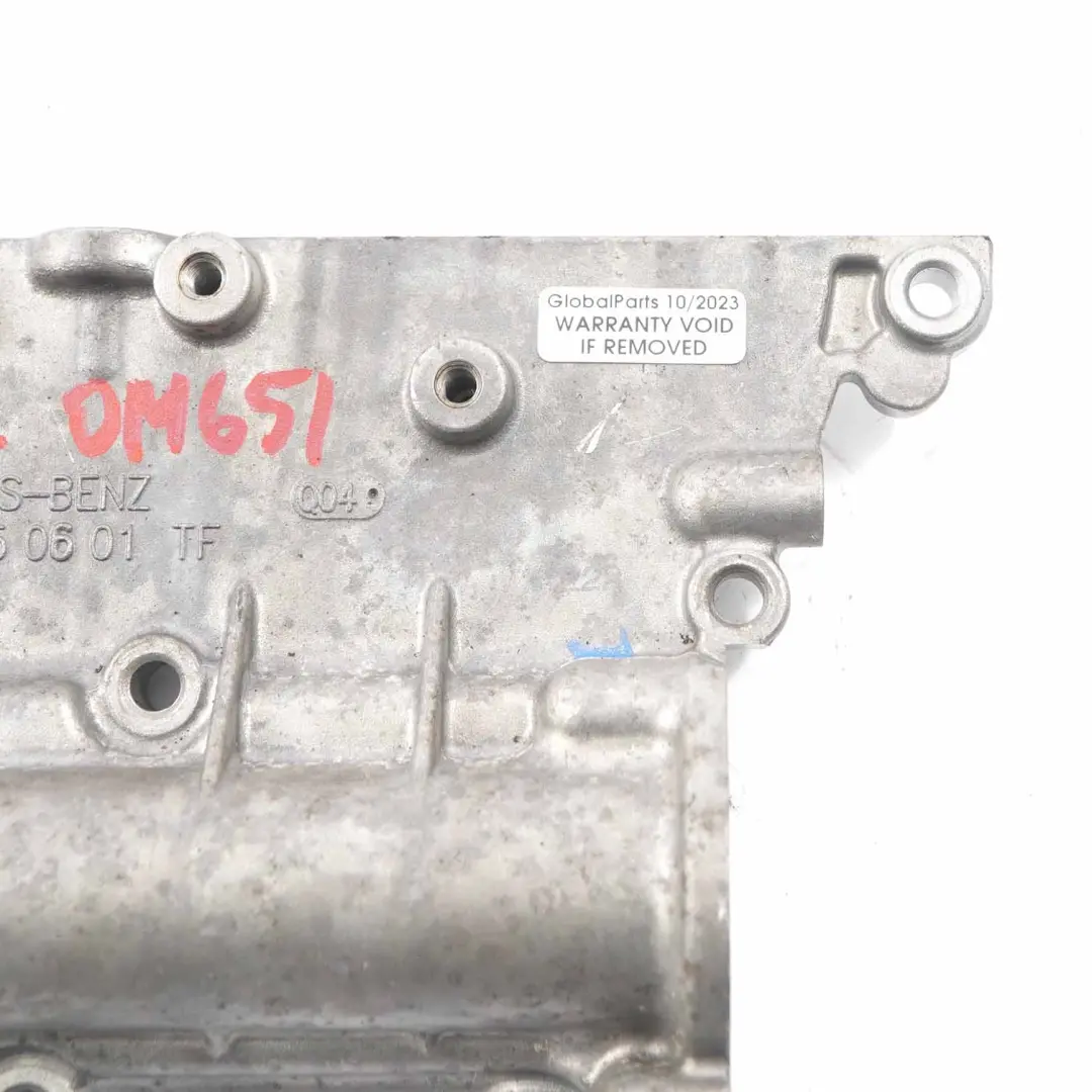 OM651 Engine Cover Head End Panel to Mercedes W212 Diesel with Part number A6510150601 Mercedes W212 Diesel OM651 Engine Cover Head End Panel - SKU A6510150601 - Part number A6510150601