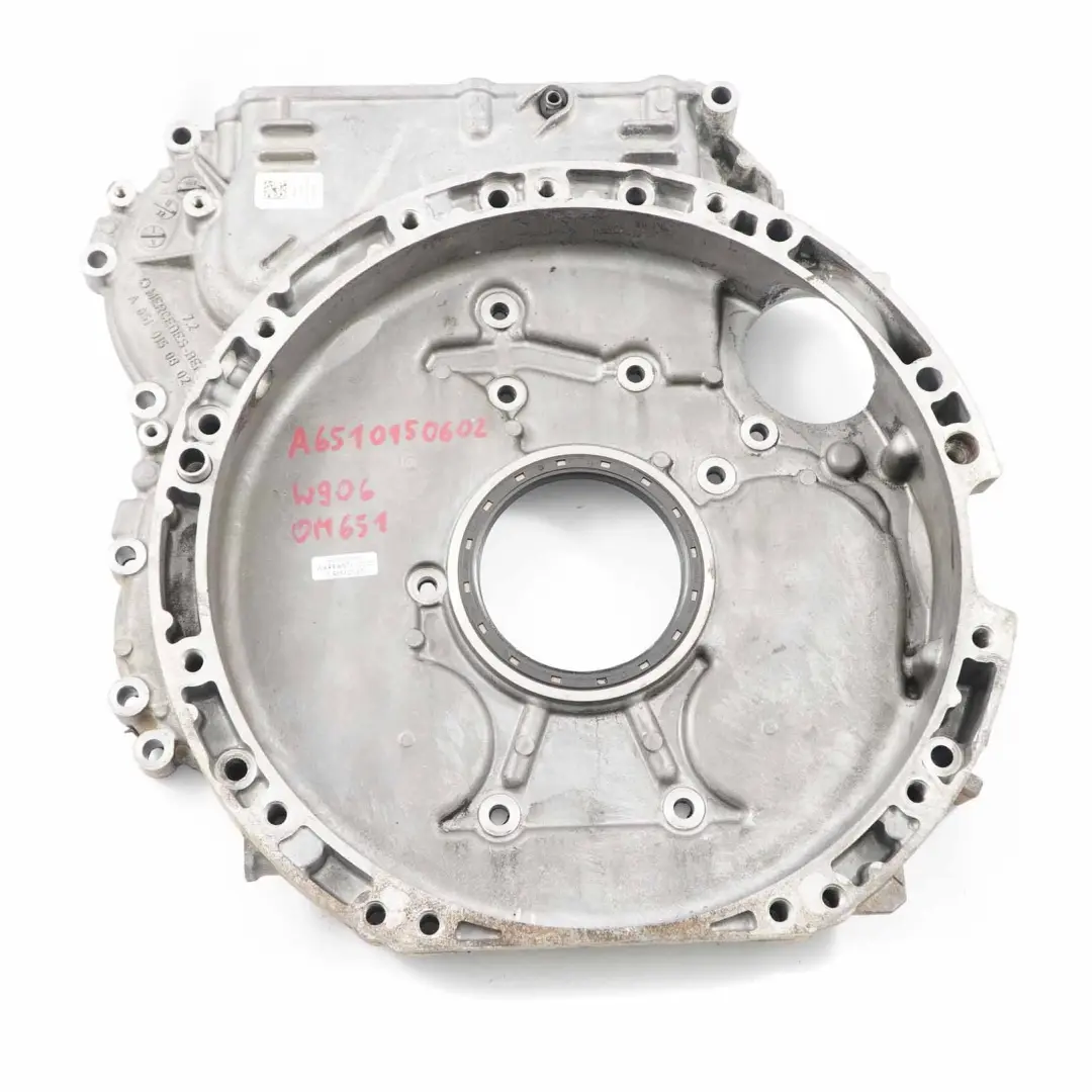 Crank Cover Mercedes W906 OM651 Engine Timing Case to with Part number A6510150602 Crank Cover Mercedes W906 OM651 Engine Timing Case - SKU A6510150602 - Part number A6510150602