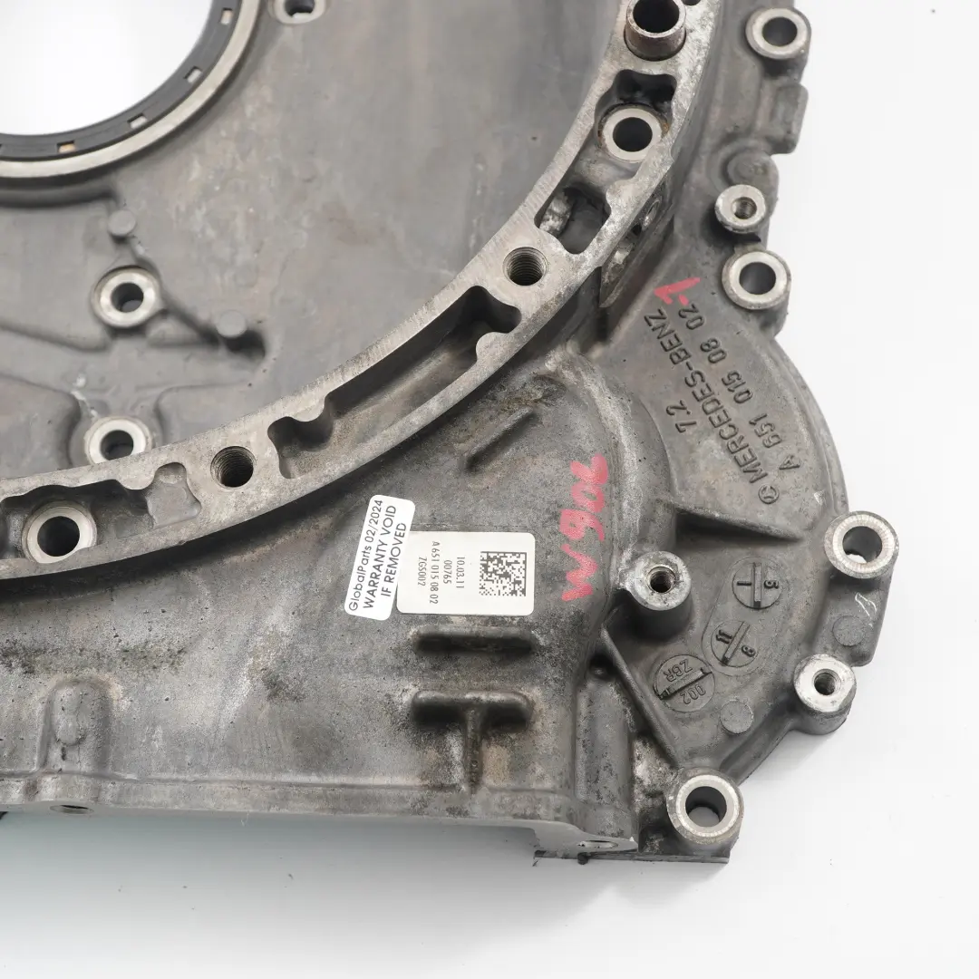 Tapa Del Cigüeñal Y Cárter De Distribución Motor OM651 para Mercedes W906 con número de pieza A6510150802 Mercedes W906 Tapa Del Cigüeñal Y Cárter De Distribución Motor OM651 - SKU A6510150802-1 - Número de pieza A6510150802