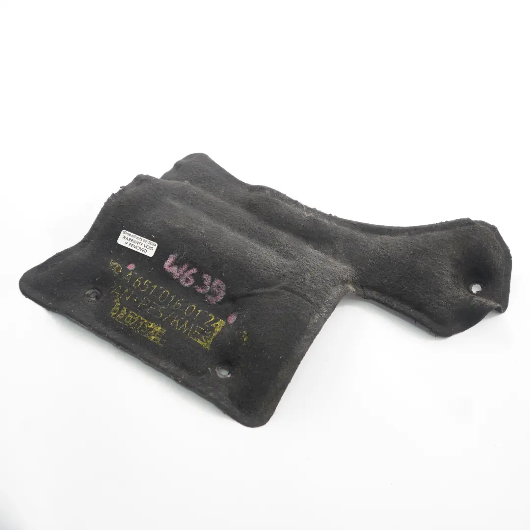 Mercedes W447 W639 Plaque Recouvrement Boîtier Chaîne Distribution - SKU A6510160124 - Numéro de pièce A6510160124