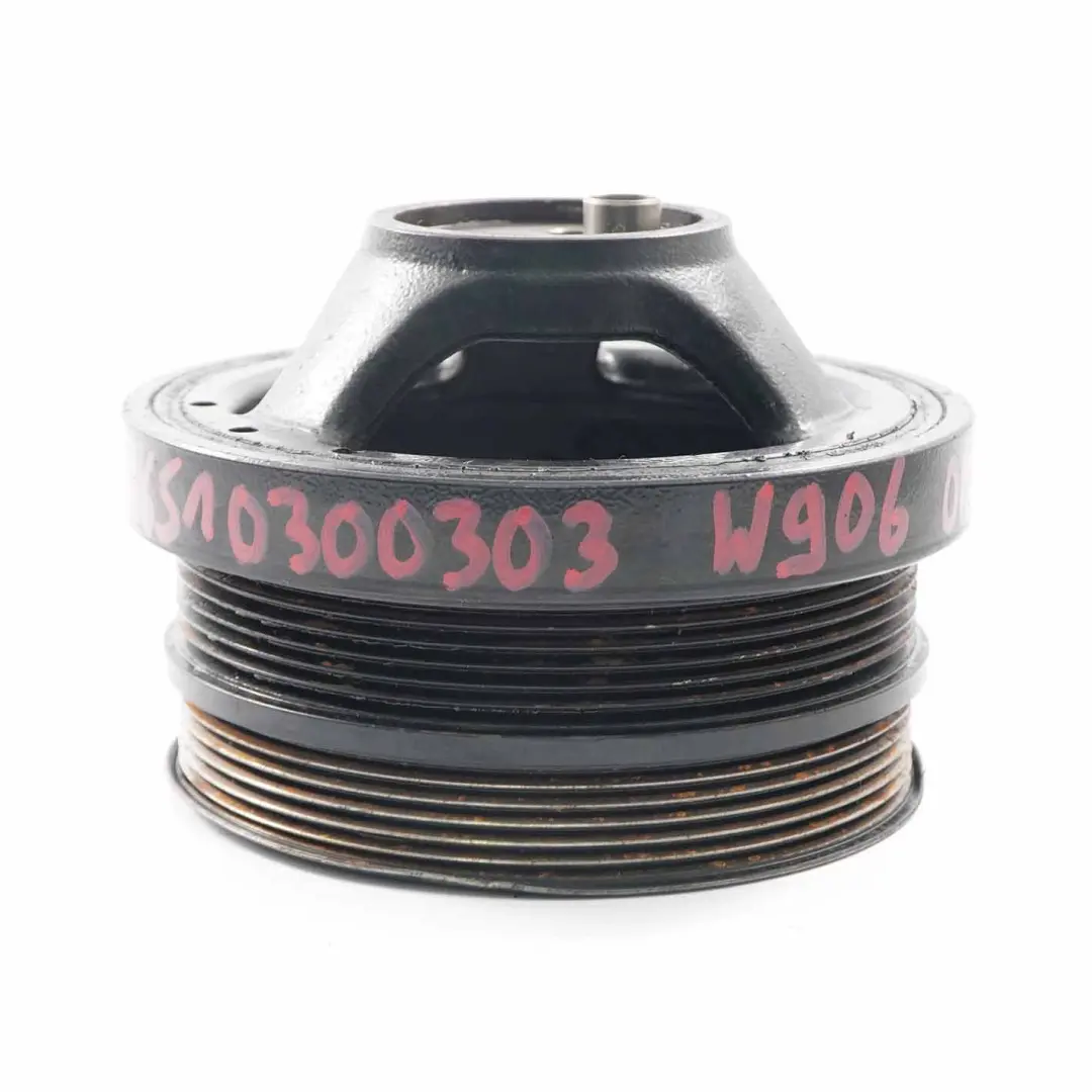  Amortiguador vibraciones Mercedes Sprinter W906 OM651 Cigüeñal Correa Polea - SKU A6510300303 - Número de pieza A6510300303