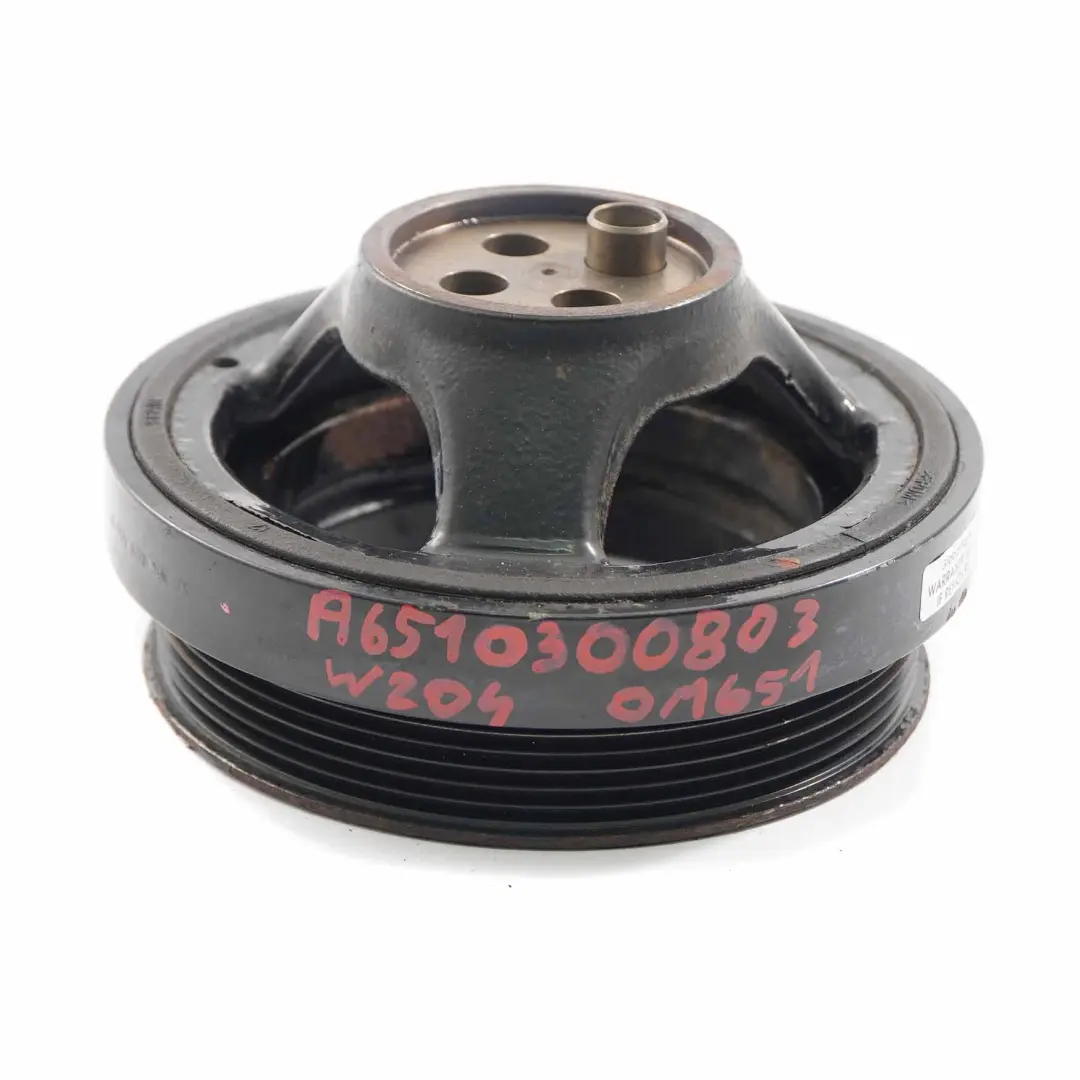  Vibration Damper Mercedes W204 W212 W639 OM651 Engine Crankshaft Belt Pulley - SKU A6510300803 - Part number A6510300803