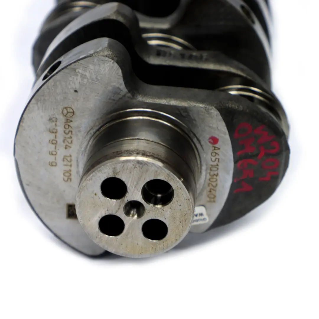  Cigüeñal Motor Diesel Mercedes W204 OM651 Eje - SKU A6510302401 - Número de pieza A6510302401