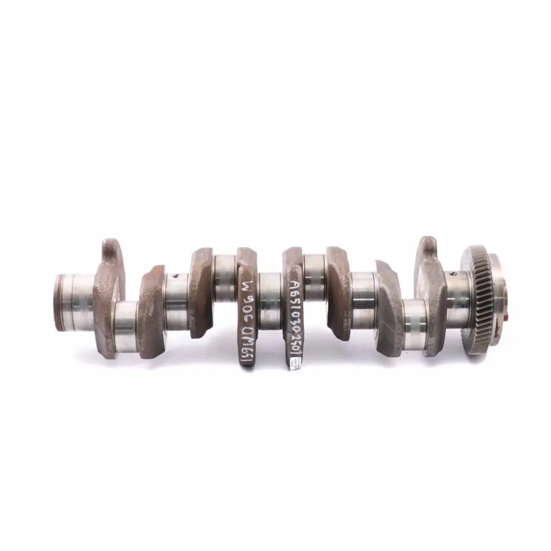  Crankshaft Mercedes W906 OM651.955 Diesel Engine Shaft - SKU A6510302501 - Part number A6510302501