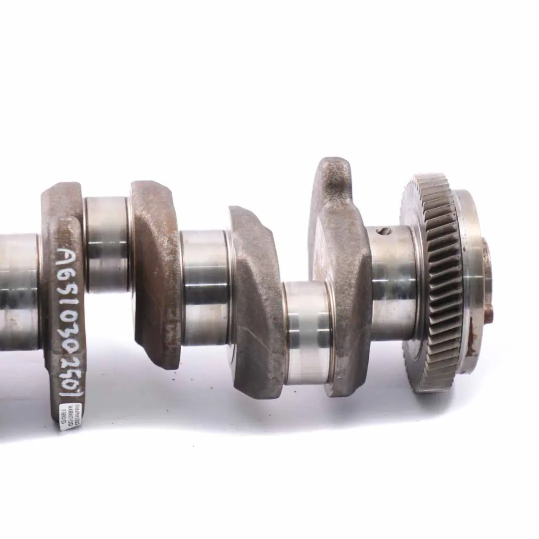  Crankshaft Mercedes W906 OM651.955 Diesel Engine Shaft - SKU A6510302501 - Part number A6510302501