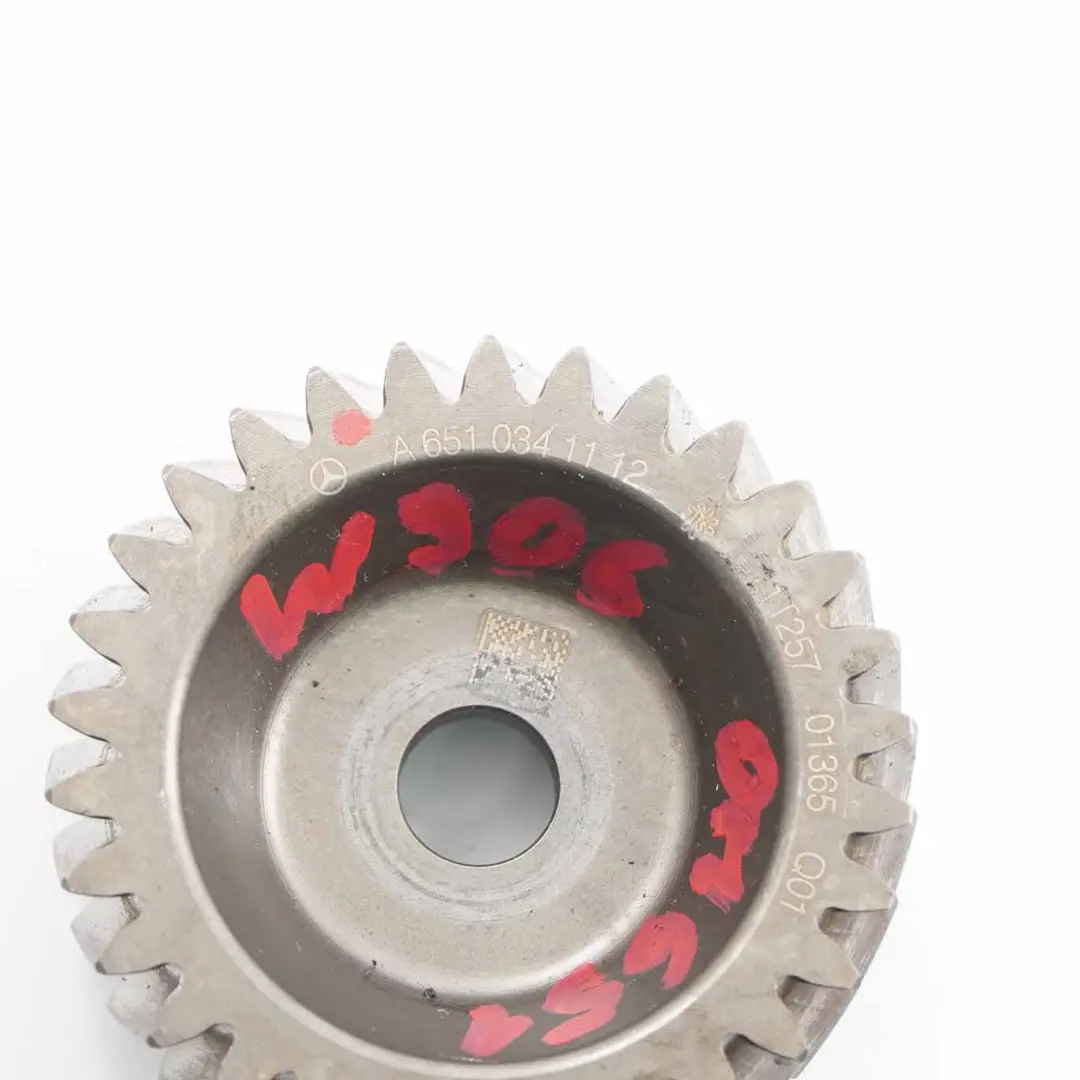 Mercedes W204 W906 OM651 Cigüeñal Engranaje Motor Posición Rueda - SKU A6510341112 - Número de pieza A6510341112