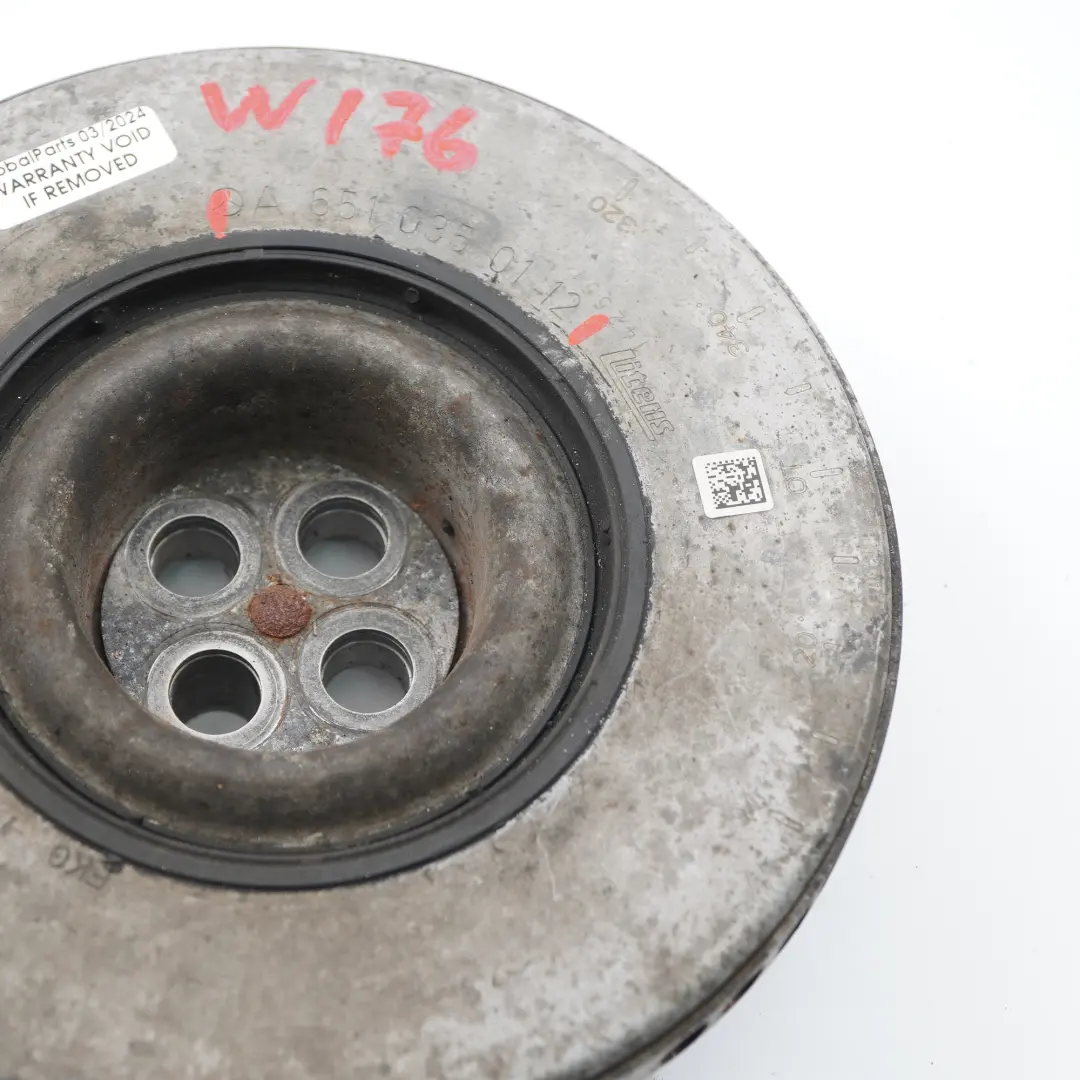  Smorzatore Mercedes W176 OM651 Albero a gomiti Smorzatore Cinghia Puleggia - SKU A6510350112 - Numero di parte A6510350112