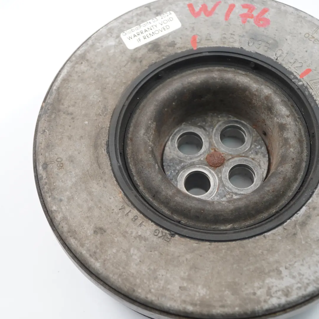 Amortiguador Mercedes W176 OM651 Amortiguador Vibración Cigüeñal Polea Correa para con número de pieza A6510350112 Amortiguador Mercedes W176 OM651 Amortiguador Vibración Cigüeñal Polea Correa - SKU A6510350112 - Número de pieza A6510350112