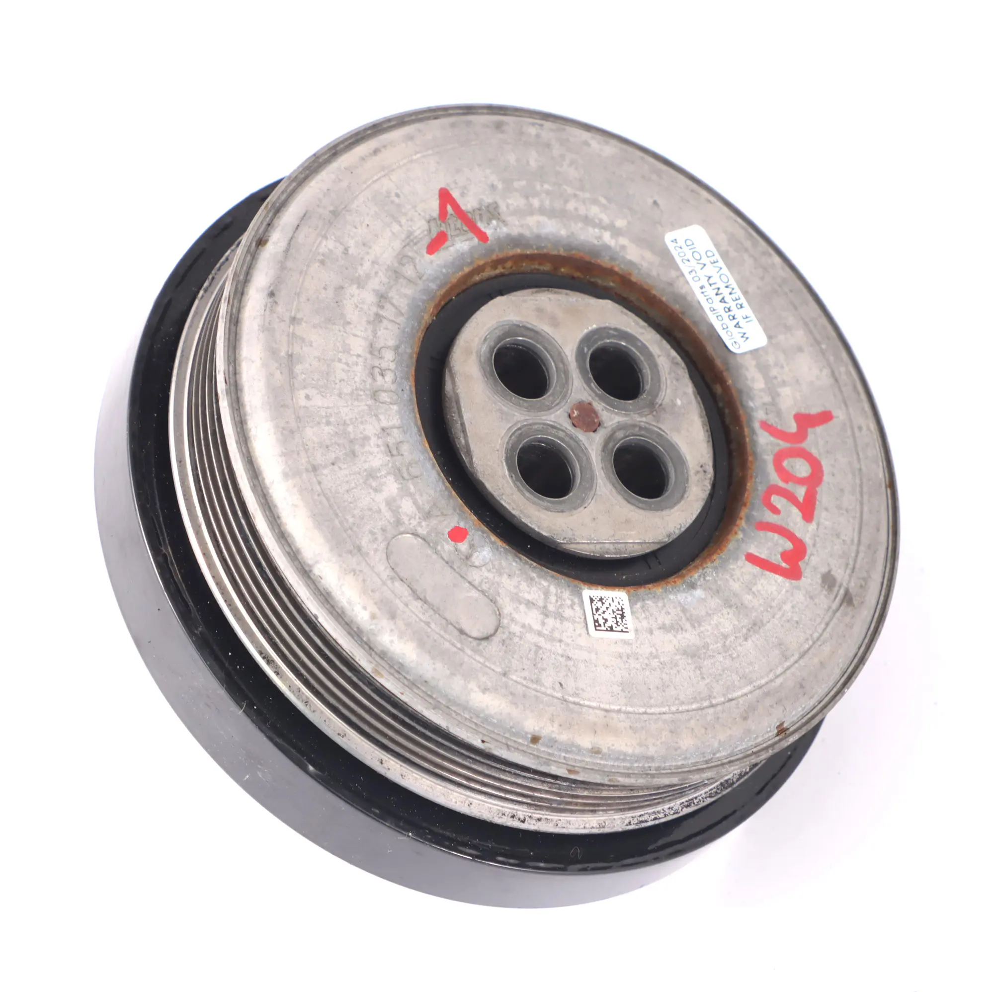 Amortiguador de vibraciones Mercedes W906 OM651 Diesel Polea A6510351712
