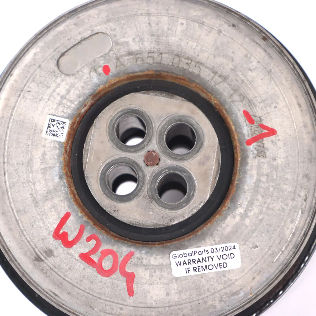  Amortiguador de vibraciones Mercedes W906 OM651 Diesel Polea - SKU A6510351712-1 - Número de pieza A6510351712