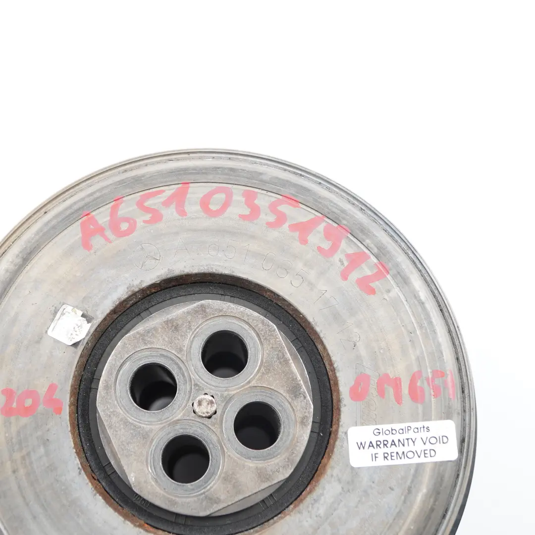 OM651 Diesel Amortisseur Poulie de Vilebrequin pour Mercedes W204 W212 à propos du numéro de pièce A6510351912 Mercedes W204 W212 OM651 Diesel Amortisseur Poulie de Vilebrequin - SKU A6510351912 - Numéro de pièce A6510351912