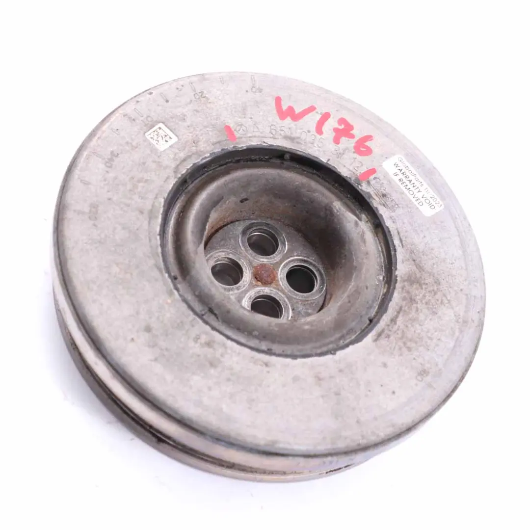 Vibration Damper Mercedes W176 W246 OM651 Engine Crankshaft Pulley to with Part number A6510353112 Vibration Damper Mercedes W176 W246 OM651 Engine Crankshaft Pulley - SKU A6510353112 - Part number A6510353112