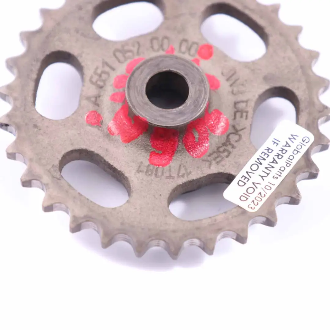 Timing Sprocket Mercedes W906 OM651 Diesel Gear Wheel Camshaft to with Part number A6510520000 Timing Sprocket Mercedes W906 OM651 Diesel Gear Wheel Camshaft - SKU A6510520000 - Part number A6510520000