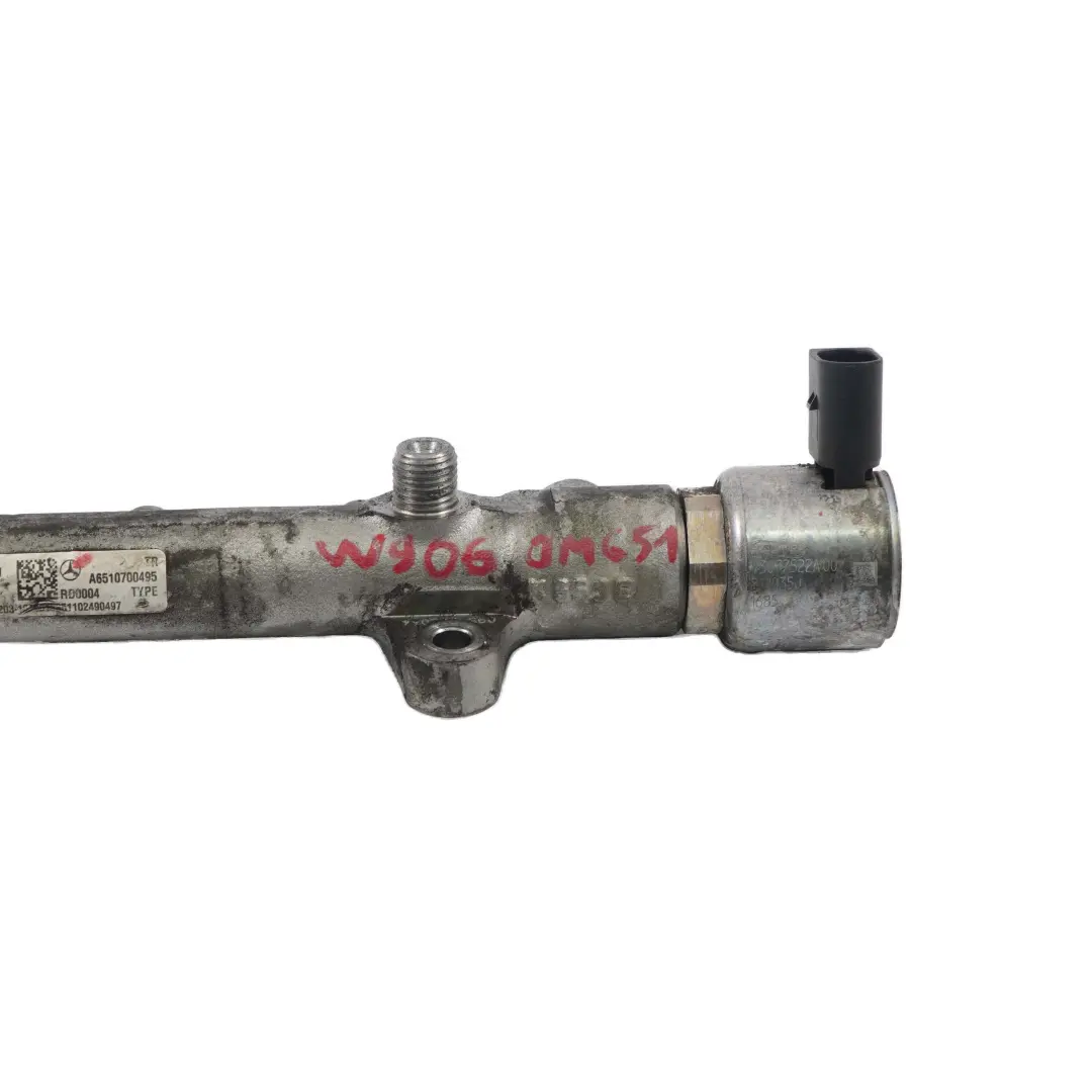 Fuel Rail Mercedes W204 C207 W212 W906 OM651 High Pressure Injection - SKU A6510700495 - Part number A6510700495