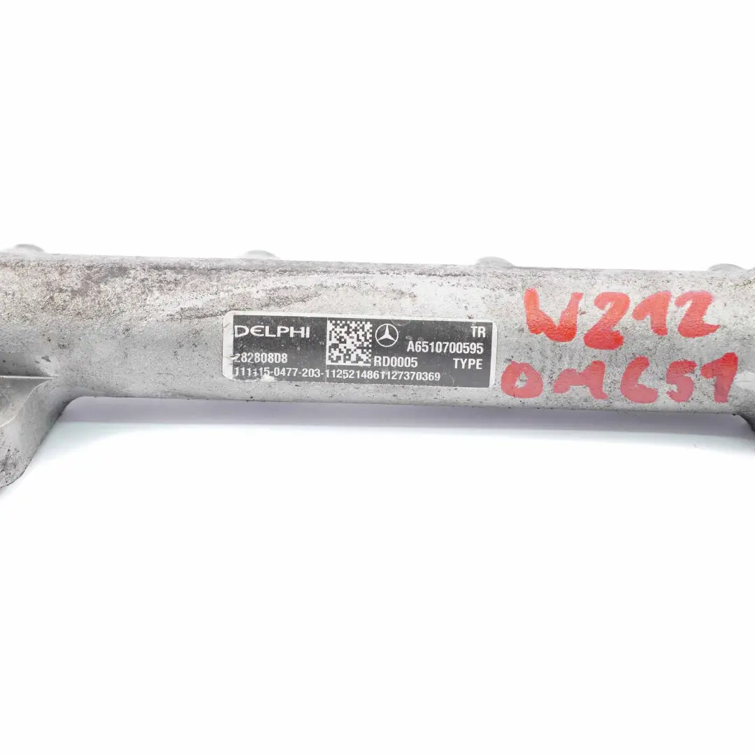 Mercedes W204 W212 OM651 Hochdruckrail Einspritzanlage - SKU A6510700595 - Teilenummer A6510700595