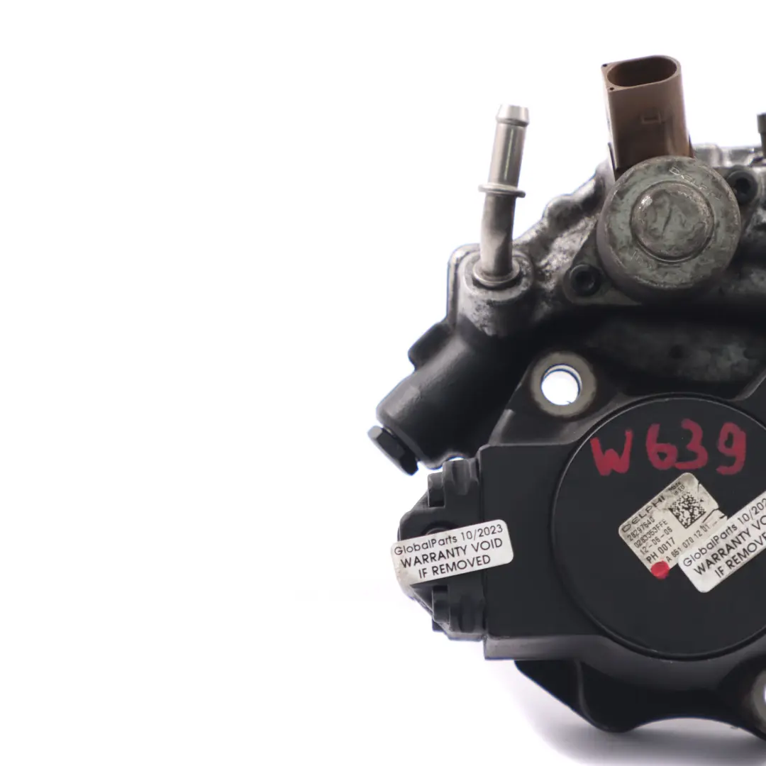 Mercedes W639 W906 OM651 Diesel Pompa carburante Alta Pressione - SKU A6510702601 - Numero di parte A6510702601