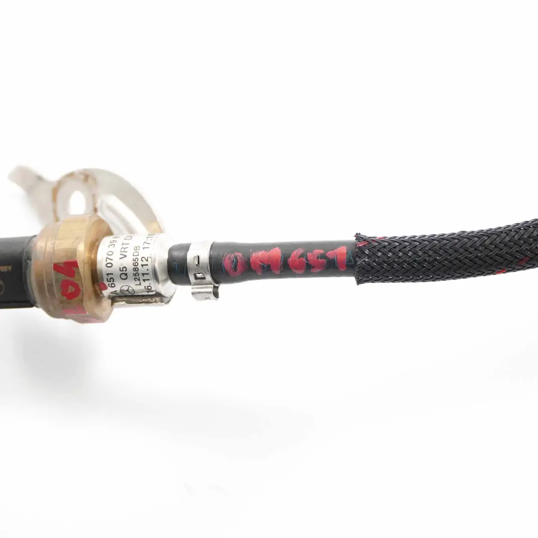 Mercedes W204 W212 OM651 Tuyau Retour Ligne D'Alimentation Carburant - SKU A6510703981 - Numéro de pièce A6510703981