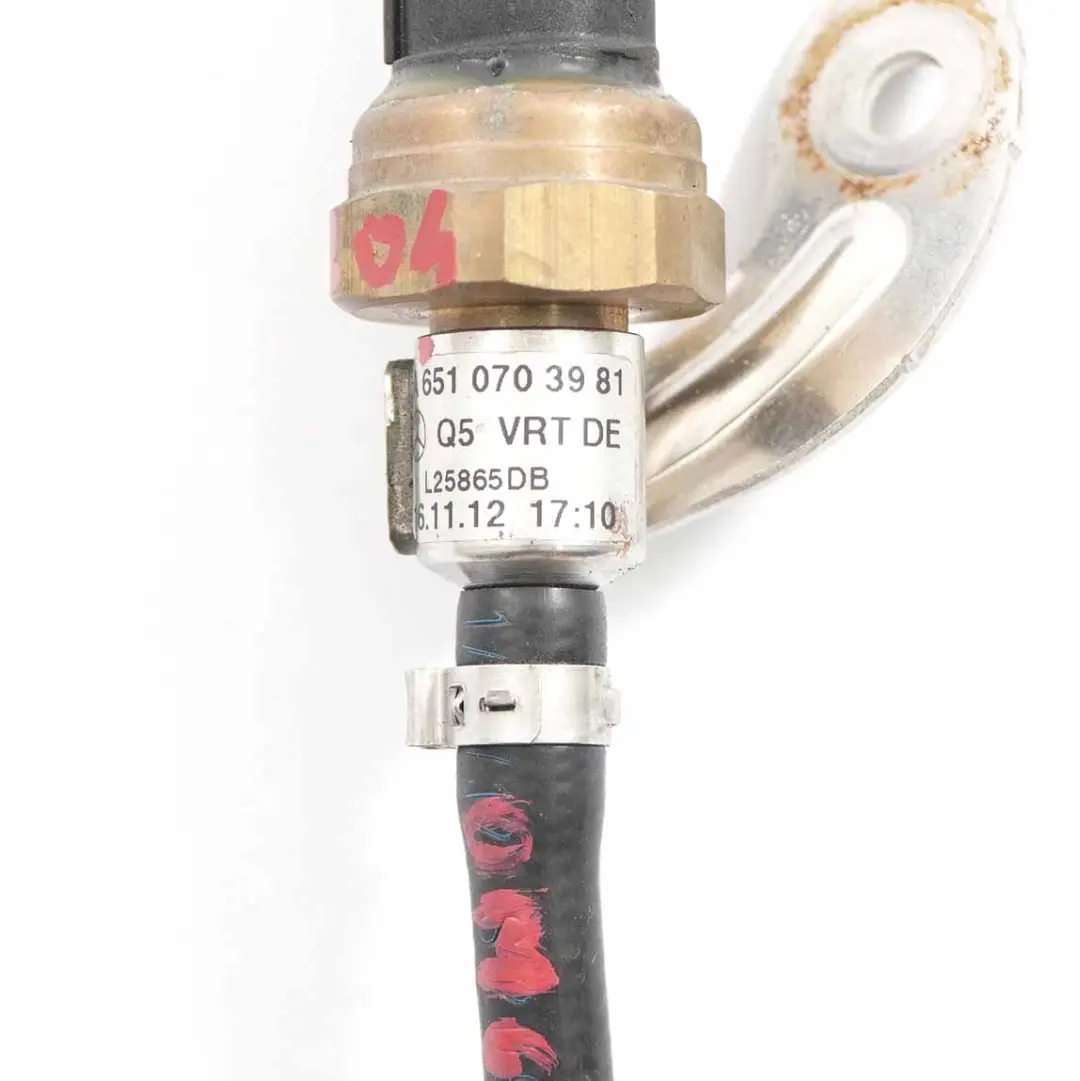 Mercedes W204 W212 W639 W906 OM651 Fuel Feed Return Line Pipe Hose - SKU A6510703981 - Part number A6510703981