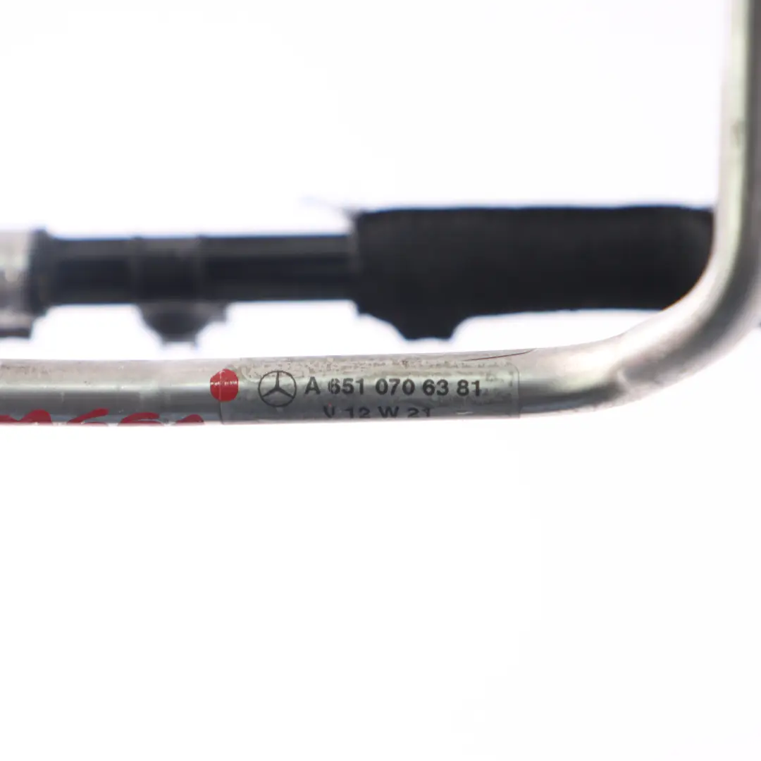  Líneas Alimentación Combustible Mercedes W204 OM651 Tubería de inyección - SKU A6510706381-1 - Número de pieza A6510706381