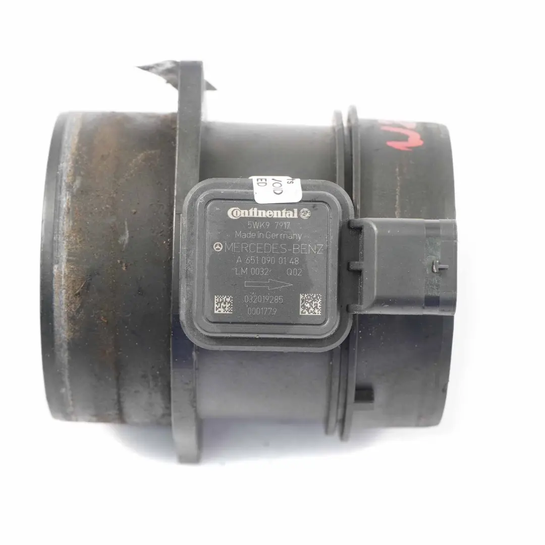 Mercedes W204 W207 W906 Sensor Del Medidor Masa Del Flujo De Aire - SKU A6510900148 - Número de pieza A6510900148