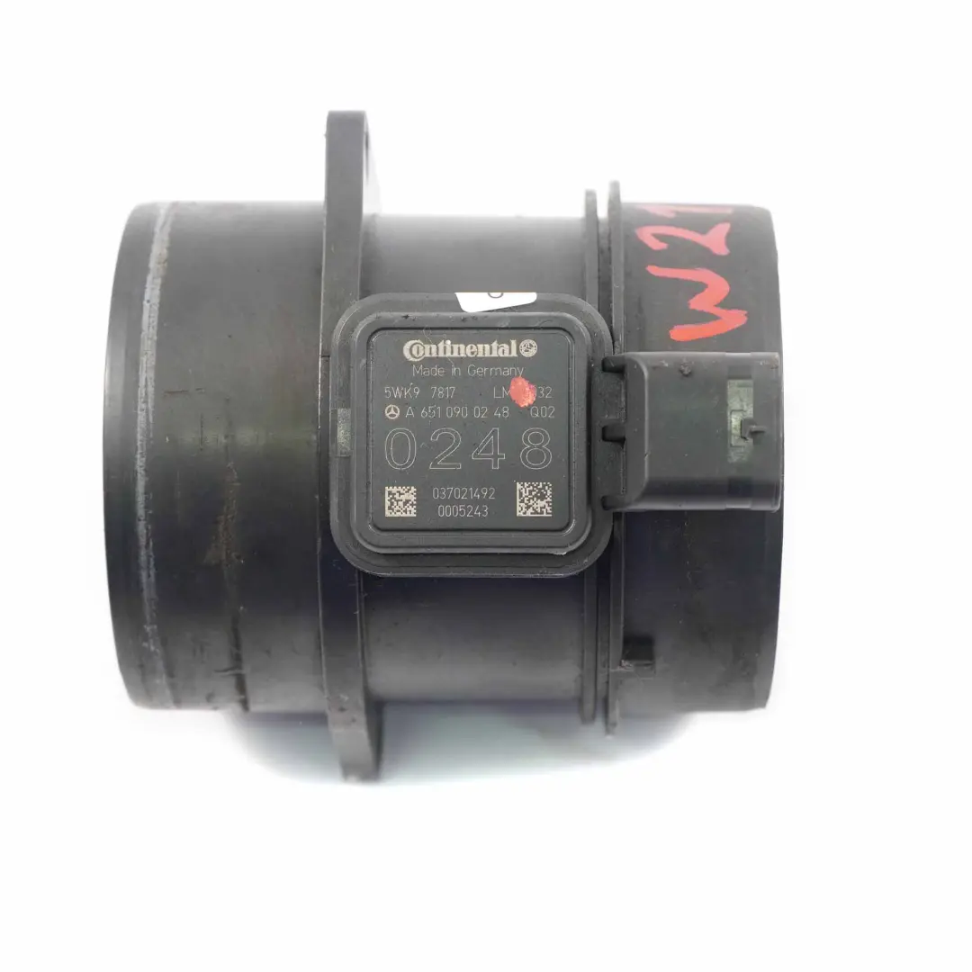 Sensore flusso d'aria Mercedes W204 W207 W906 W639 Sensore massa per con numero di parte A6510900248 Sensore flusso d'aria Mercedes W204 W207 W906 W639 Sensore massa - SKU A6510900248 - Numero di parte A6510900248