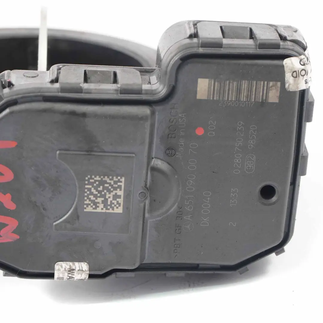 Mercedes W204 W212 W906 OM651 Diesel Drossel Klappen Stutzen - SKU A6510900470 - Teilenummer A6510900470