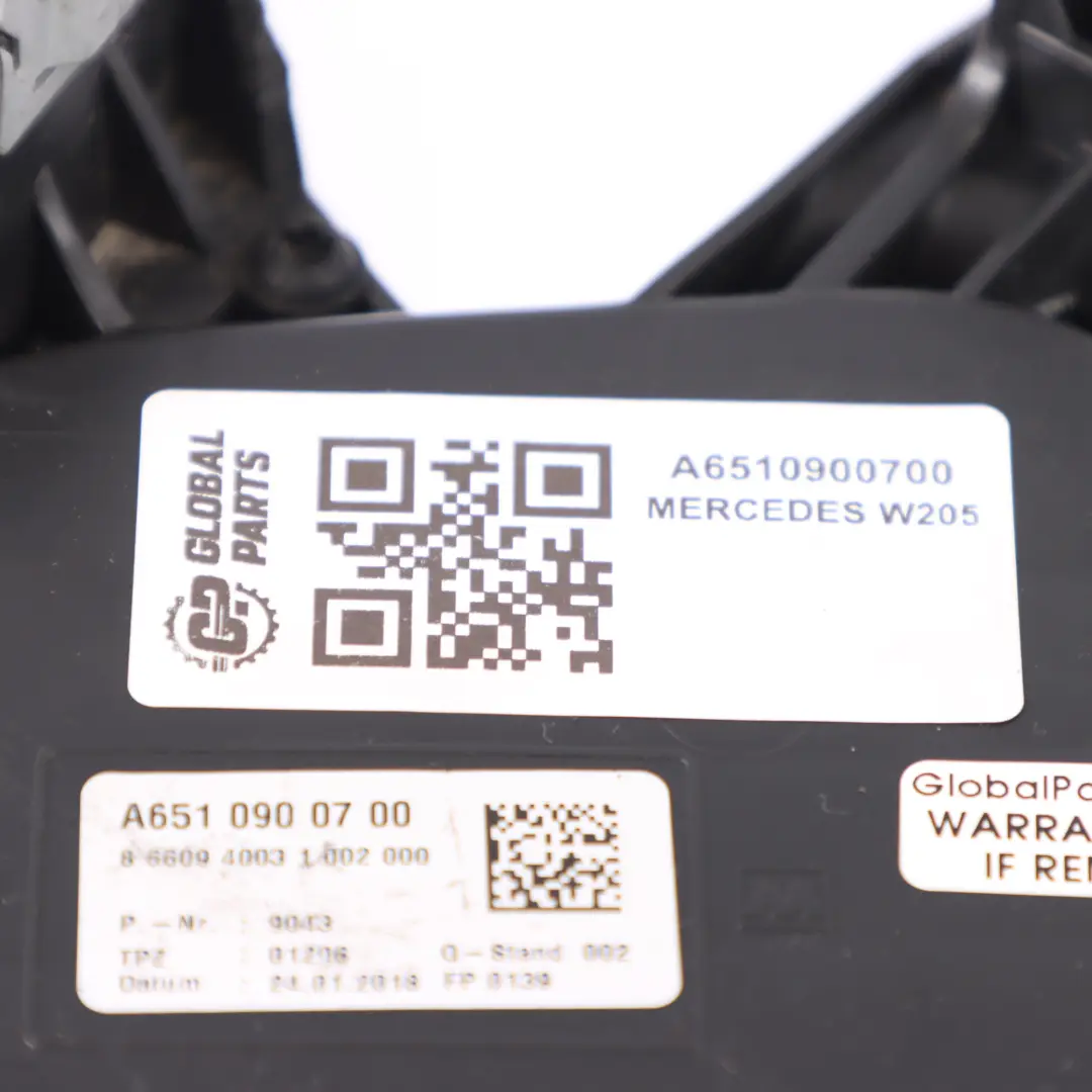 Mercedes W205 X253 OM651 Luft filter kasten Schall dämpfer gehäuse - SKU A6510900700 - Teilenummer A6510900700