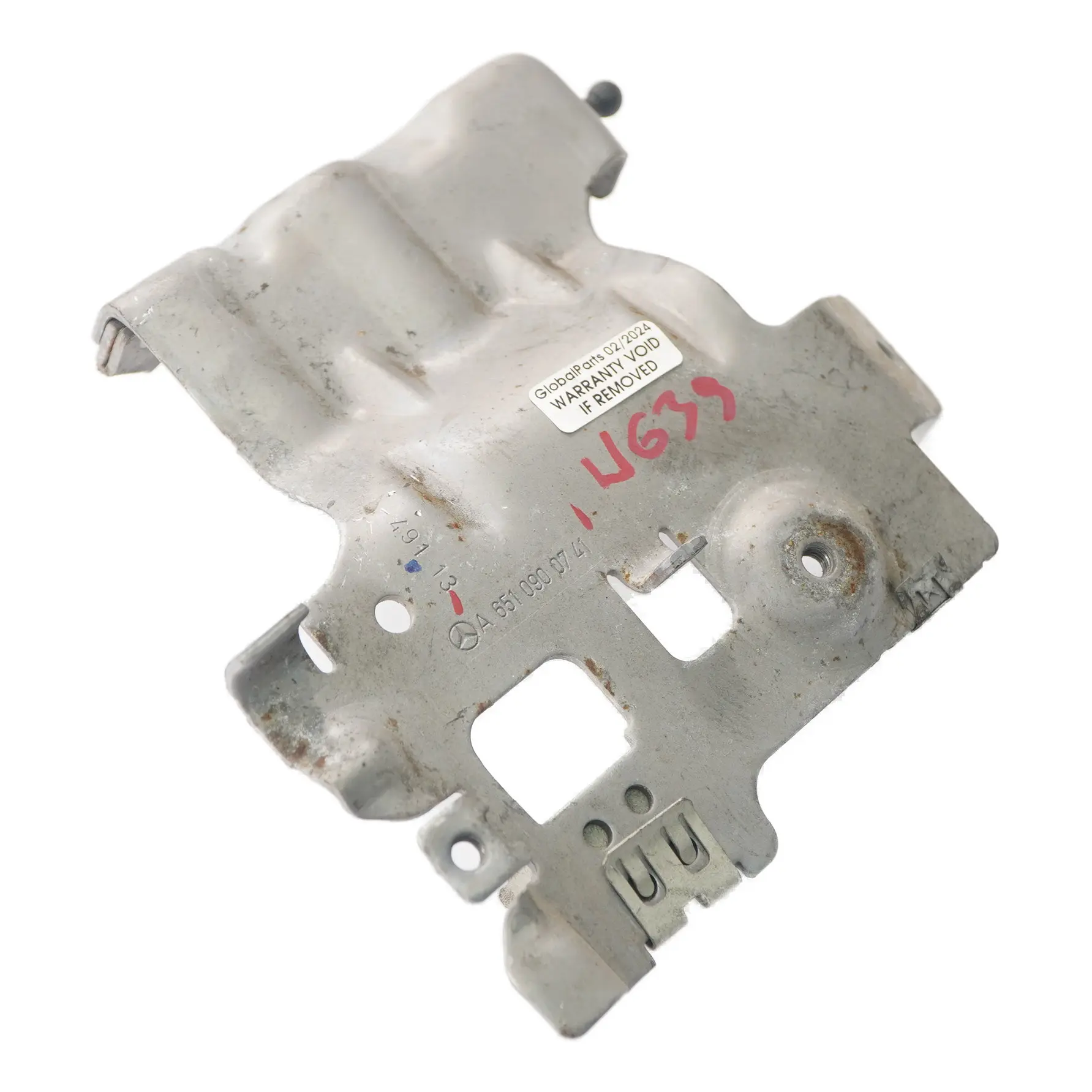 Alloggiamento filtro Mercedes W639 Supporto montaggio posteriore A6510900741