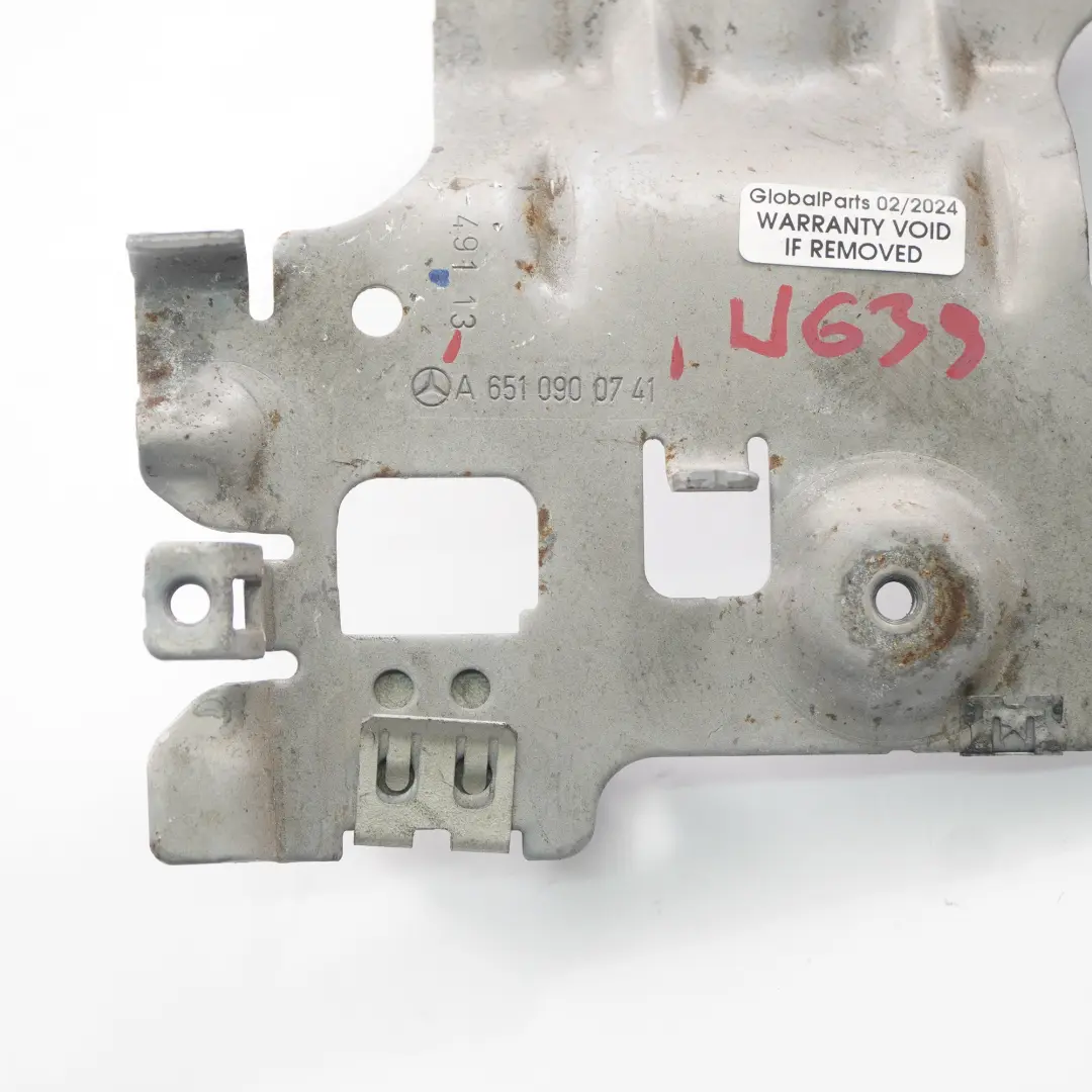 Filter Housing Mercedes W639 OM651 Rear Mount Bracket Support to Air with Part number A6510900741 Air Filter Housing Mercedes W639 OM651 Rear Mount Bracket Support - SKU A6510900741 - Part number A6510900741