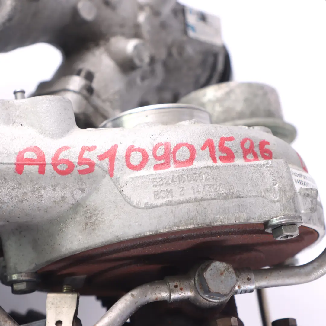  Turbocompresseur Mercedes W205 X253 Moteur Diesel OM651 Turbo - SKU A6510901586 - Numéro de pièce A6510901186