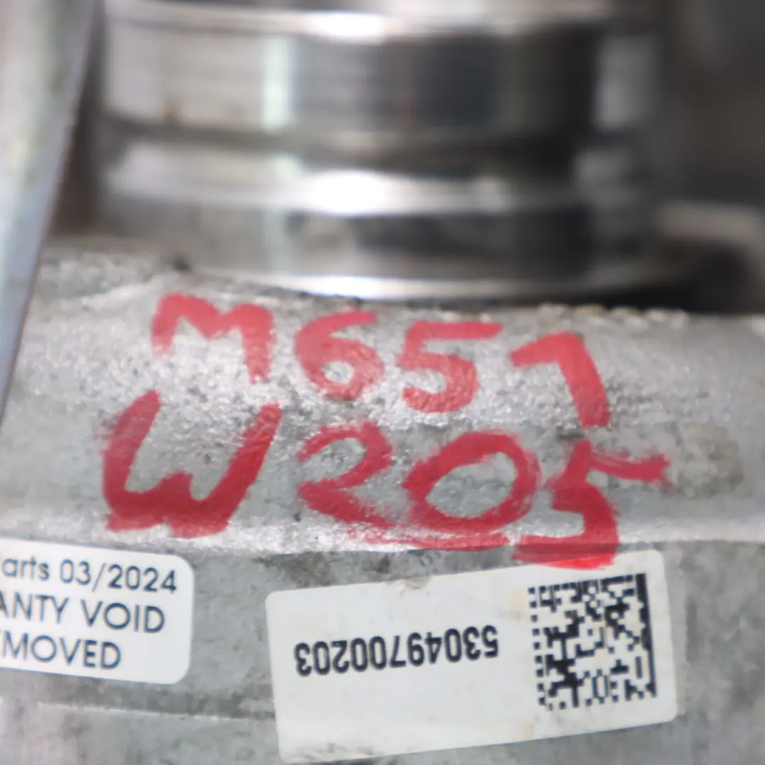  Turbocompresor Motor Diesel Mercedes W205 X253 OM651 Turbo - SKU A6510901586 - Número de pieza A6510901186