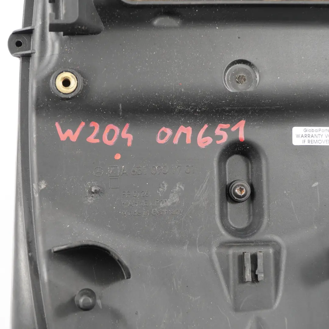  Caja filtro aire Mercedes W204 W212 OM651 Carcasa silenciador diesel - SKU A6510901701 - Número de pieza A6510901701