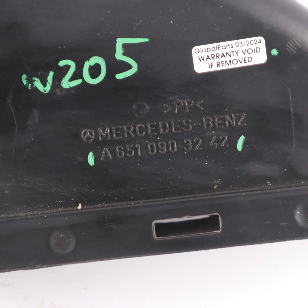  Conduit d'air Mercedes W205 Entrée tuyau d'admission dans boîtier filtre air - SKU A6510903242 - Numéro de pièce A6510903242
