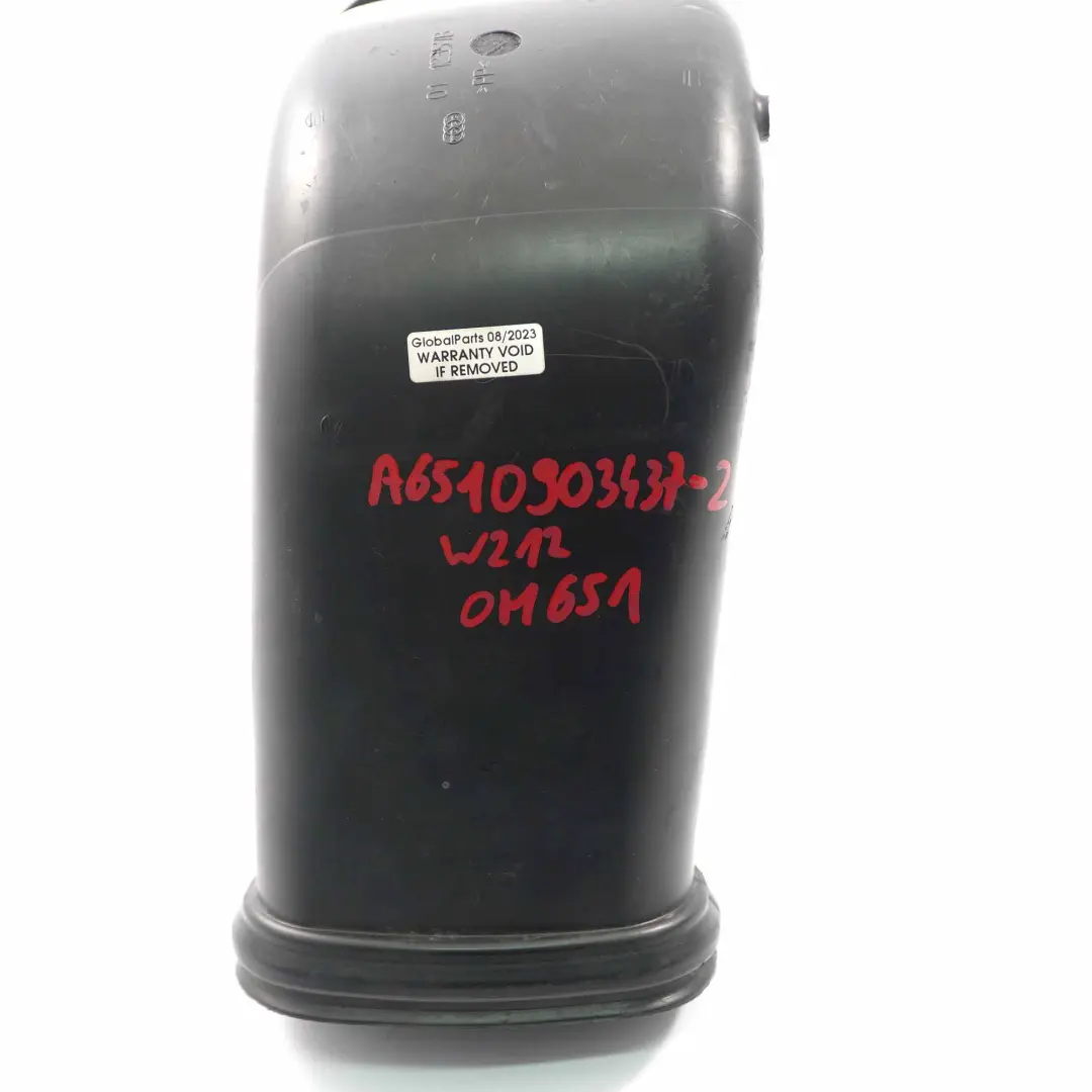 Intake Duct Mercedes W212 Diesel OM651 Inlet Pipe Hose to Air with Part number A6510903437 Air Intake Duct Mercedes W212 Diesel OM651 Inlet Pipe Hose - SKU A6510903437-2 - Part number A6510903437
