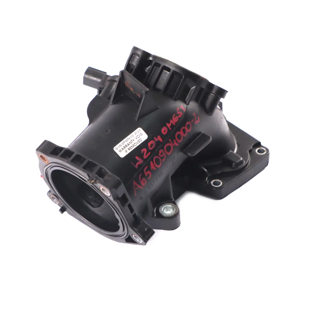 Mercedes W204 W906 Diesel OM651 Air Duct Pipe Intake Hose Map Sensor - SKU A6510904000-2 - Part number A6510904000