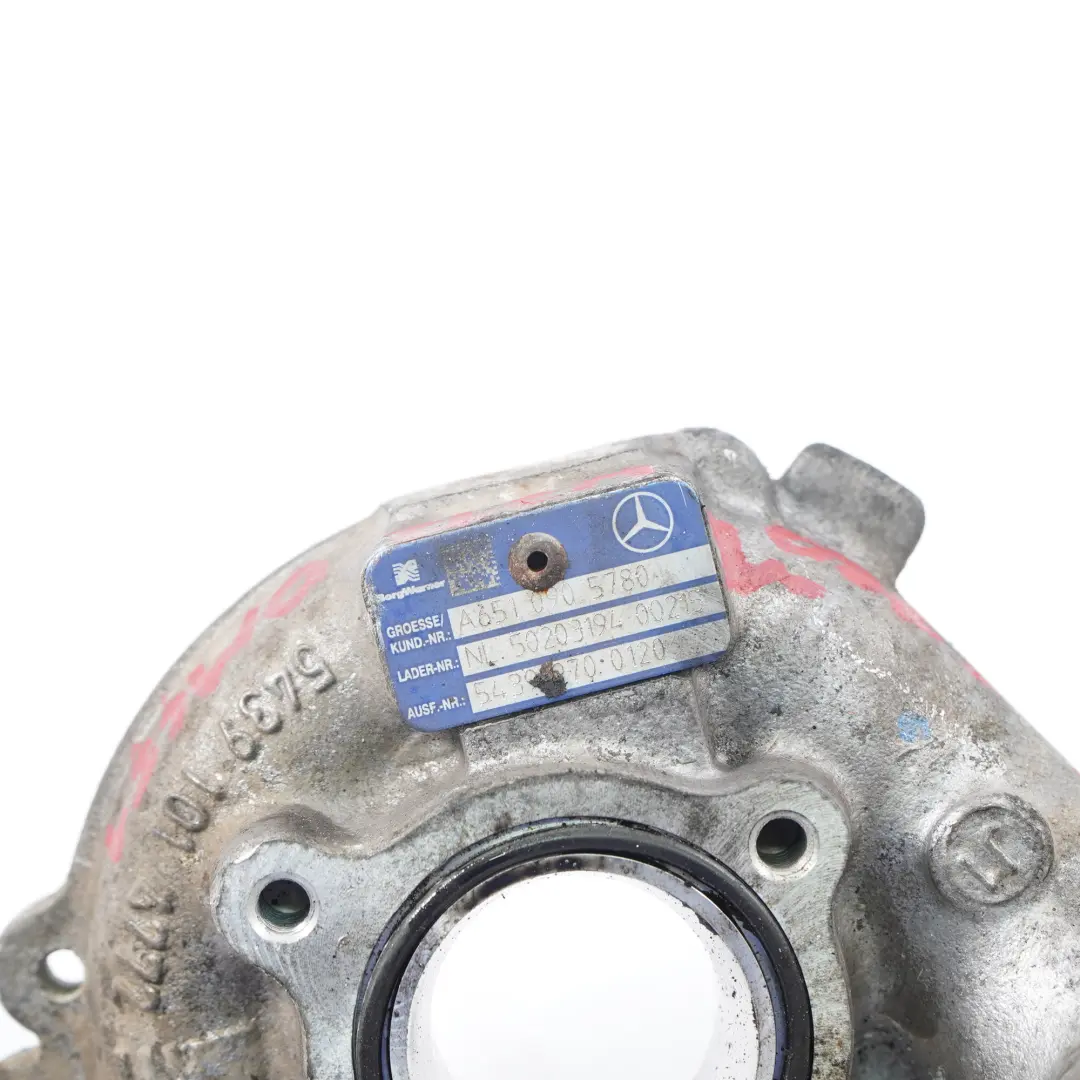 Mercedes W204 W212 OM651 Diesel Partie Turbo Diesel Couvercle Boitier Chargeur - SKU A6510904580-1 - Numéro de pièce A6510904580