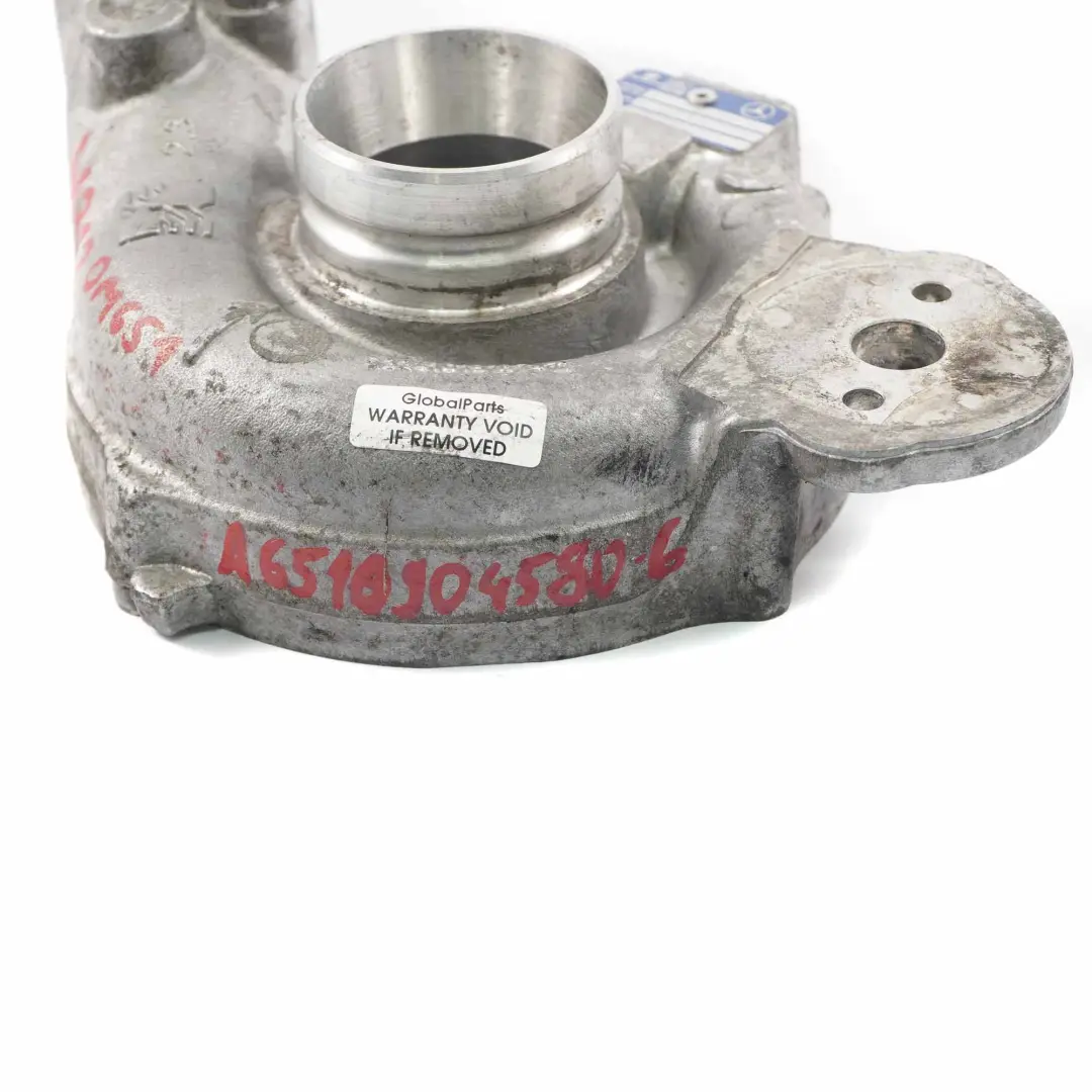 Part Mercedes W204 W212 OM651 Diesel Housing Cover Charger A6510902880 to Turbo with Part number A6510904580 Turbo Part Mercedes W204 W212 OM651 Diesel Housing Cover Charger A6510902880 - SKU A6510904580 - Part number A6510904580