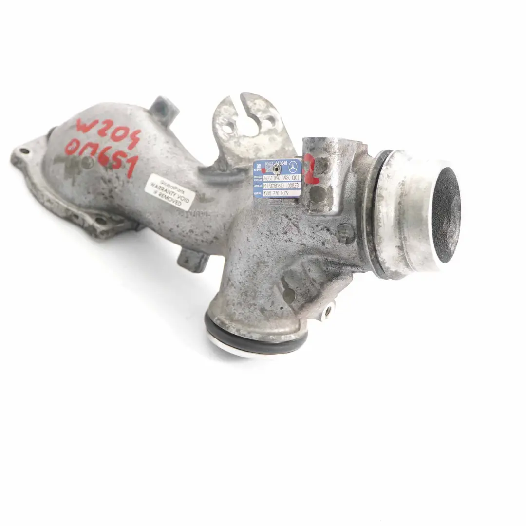 Turbo Charger Mercedes W204 W212 W221 OM651 Hose Housing Part - SKU A6510904980-2 - Part number A6510904980
