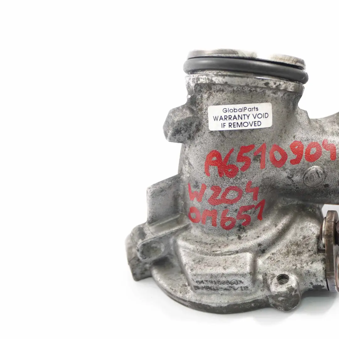 Turbo Charger Mercedes W204 W212 W221 OM651 Hose Housing Part - SKU A6510904980-4 - Part number A6510904980