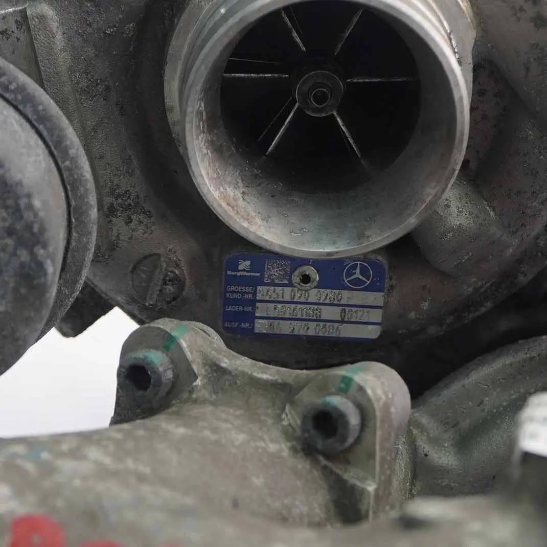 Mercedes Sprinter W906 OM651 Turbocompressore completo A6510904780 - SKU A6510905280 - Numero di parte A6510905280