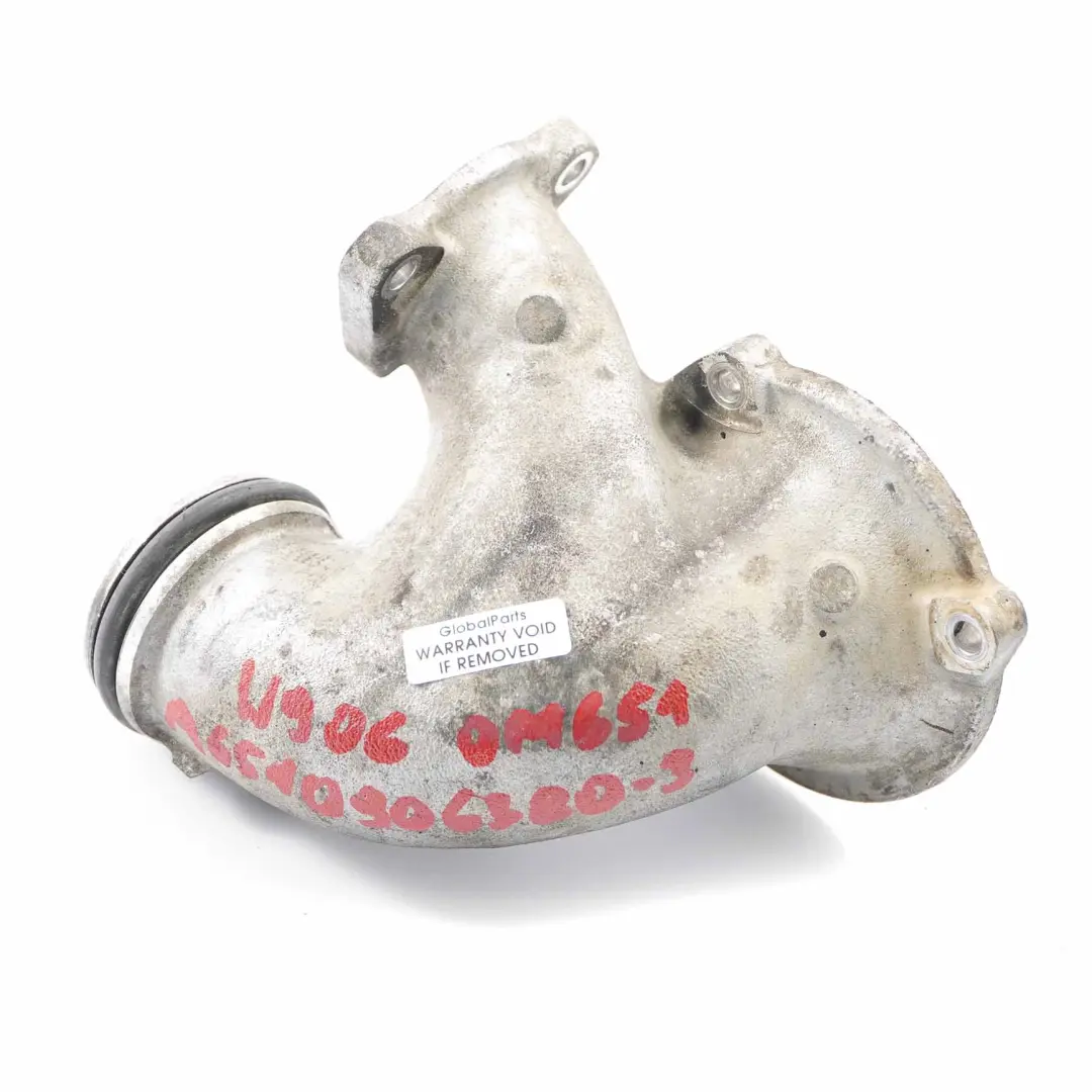 OM651.955 Hose Housing Part to Turbo Charger Mercedes Sprinter W906 with Part number A6510906380 Turbo Charger Mercedes Sprinter W906 OM651.955 Hose Housing Part - SKU A6510906380-3 - Part number A6510906380