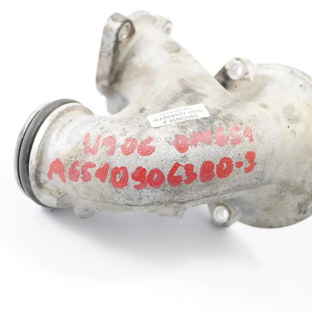 OM651.955 Hose Housing Part to Turbo Charger Mercedes Sprinter W906 with Part number A6510906380 Turbo Charger Mercedes Sprinter W906 OM651.955 Hose Housing Part - SKU A6510906380-3 - Part number A6510906380