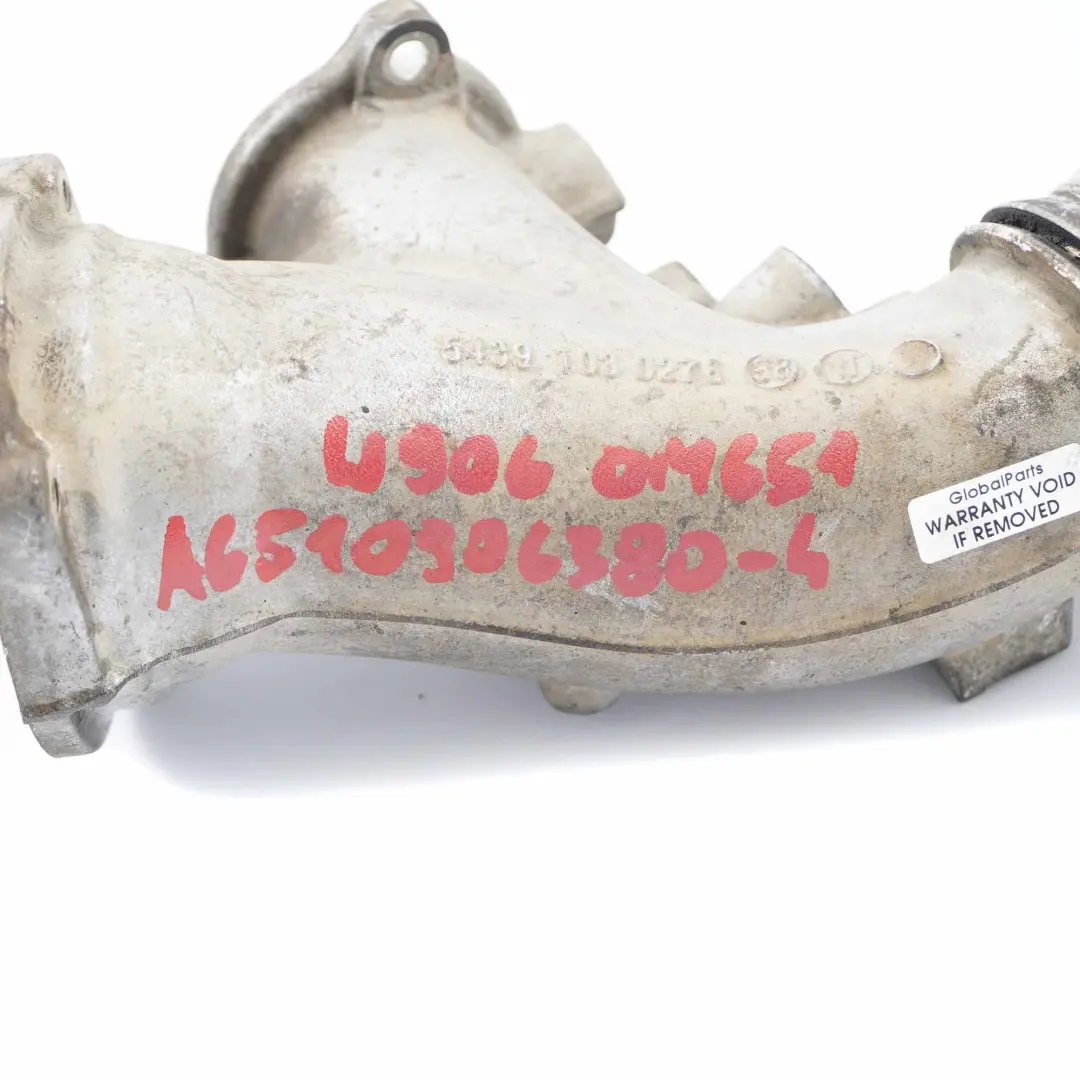  Turbocompressore Mercedes W906 OM651.955 Alloggiamento Tubo Parte A6510906080 - SKU A6510906380-4 - Numero di parte A6510906380